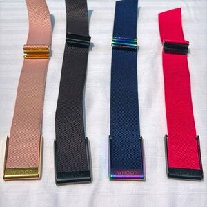 Whoop 4.0 Strap Set - Light Pink, Black, Navy, and Hot Pink
